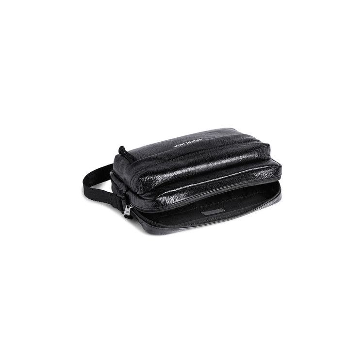 Balenciaga Logo Print Shoulder Bag 'Black'