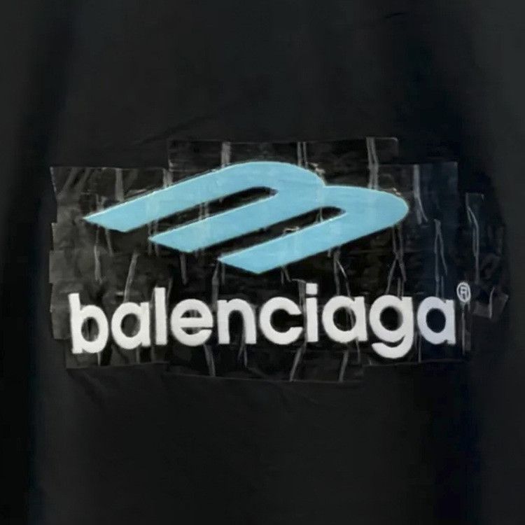 Balenciaga Oversized Short-Sleeve T-Shirt 'Black'