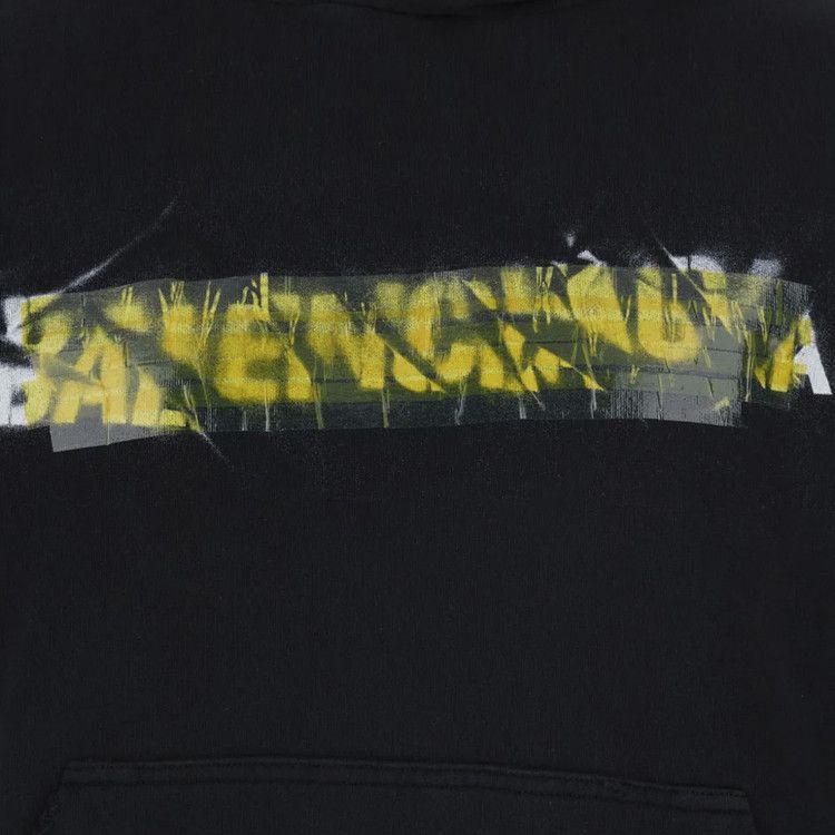 Balenciaga Medium Fit Hoodie 'Black'