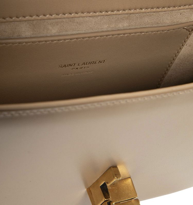 Saint Laurent Solferino Mini Top Handle Bag 'Clear/Beige'
