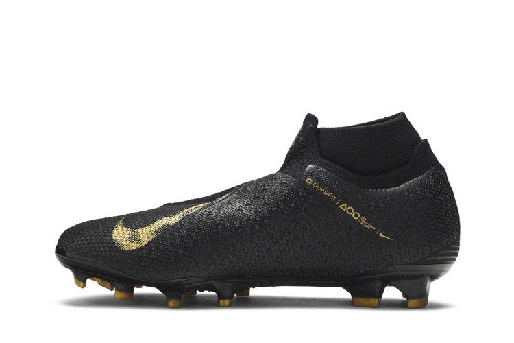 Nike Phantom Vision Elite DF FG 'Black Metallic Vivid Gold'