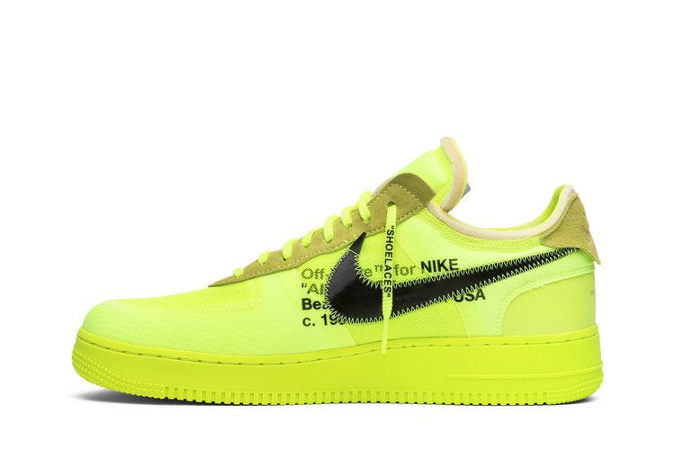 Off-White x Nike Air Force 1 Low 'Volt'