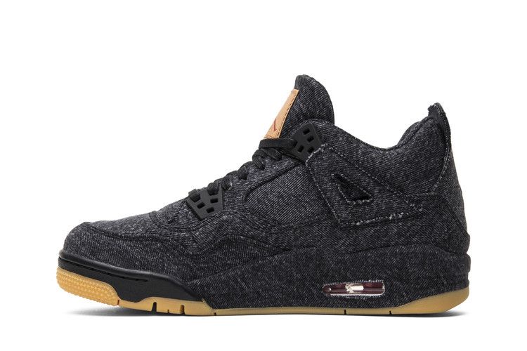 Levi's x Air Jordan 4 Retro GS 'Black Denim'