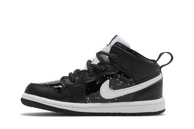 Air Jordan 1 Mid SE TD 'Black Glitter'
