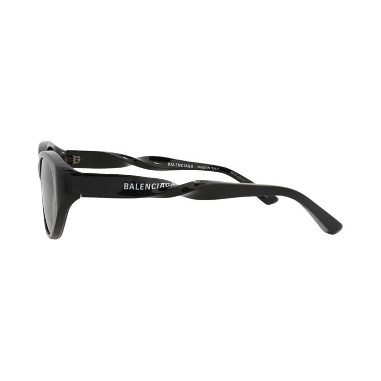 Balenciaga Round Sunglasses 'Black/Grey'
