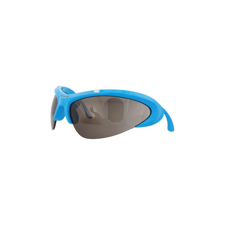 Balenciaga Wrap Around Sunglasses 'Light Blue/Silver/Grey'