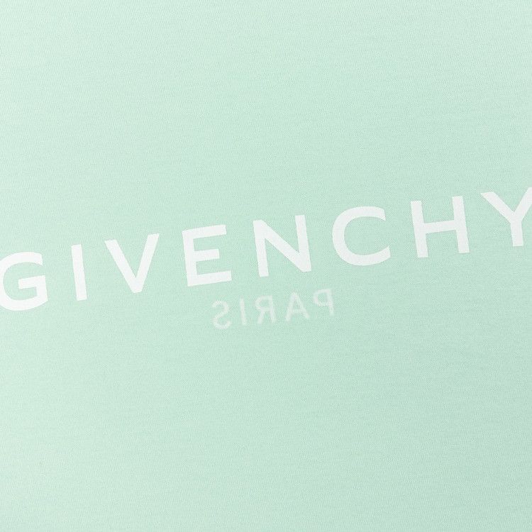 Givenchy Slim Fit Reverse Print T-Shirt 'Aqua Green'
