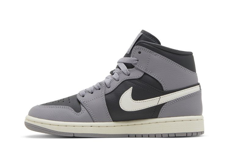 Wmns Air Jordan 1 Mid 'Cement Grey'