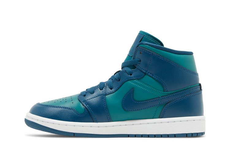 Wmns Air Jordan 1 Mid 'Teal French Blue'