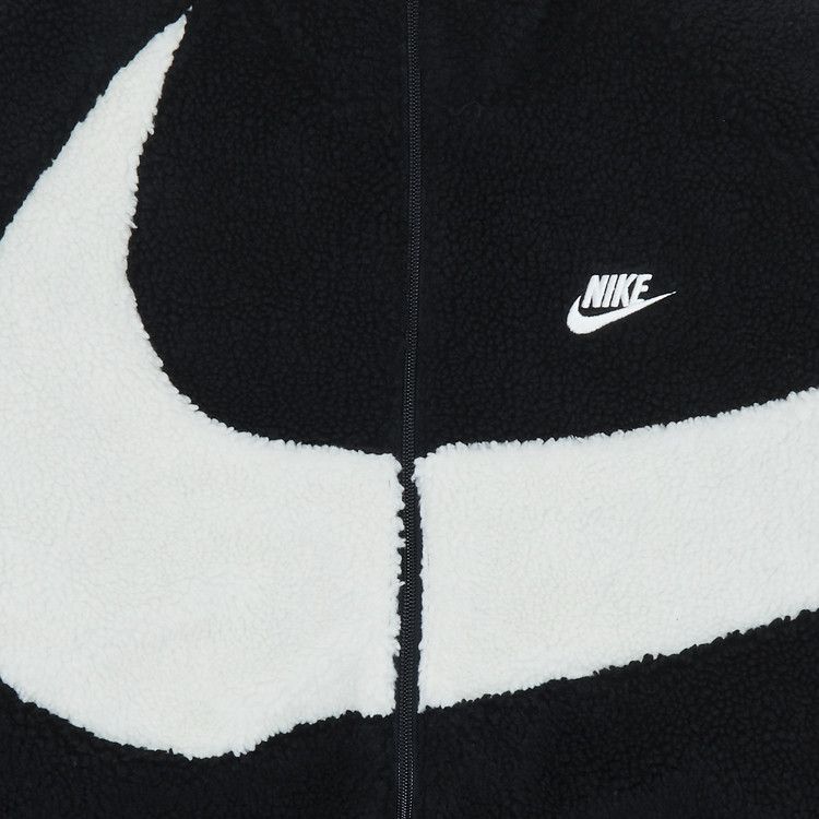 Nike Big Swoosh Reversible Boa Jacket 'Black'