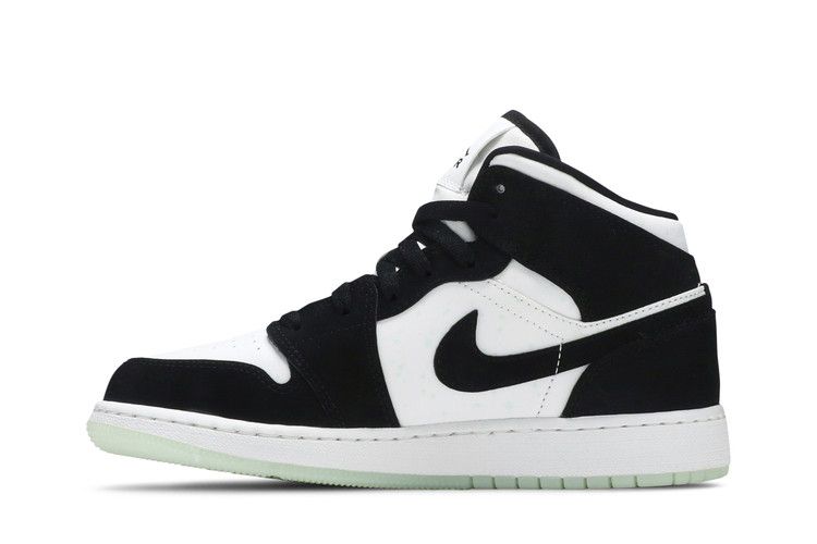 Air Jordan 1 Mid SE GS 'Glow in the Dark Panda'