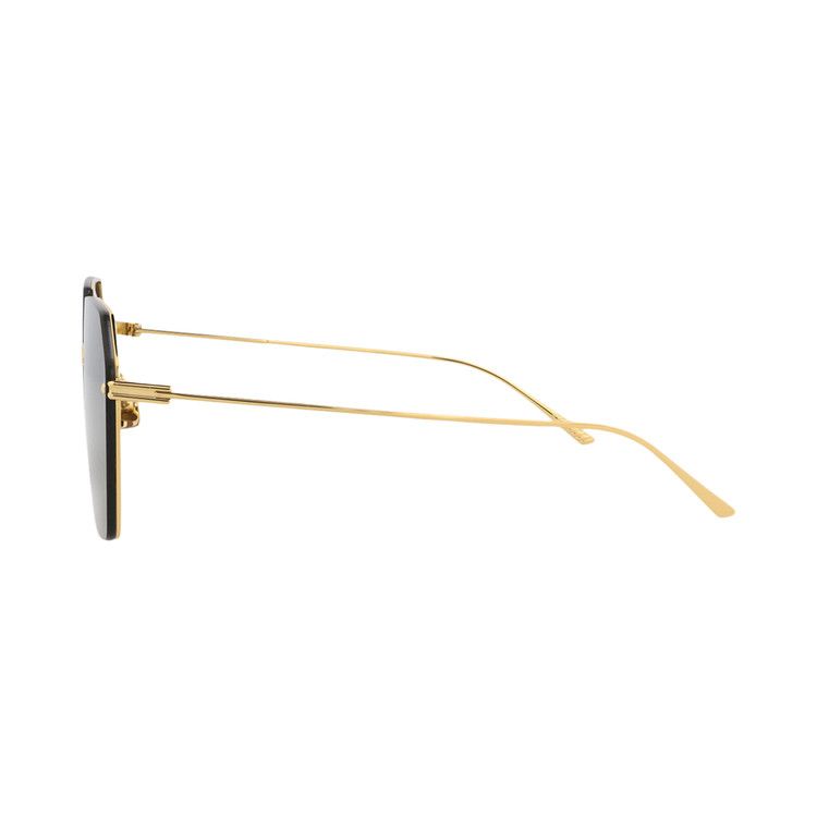 Bottega Veneta Aviator Sunglasses 'Gold/Grey'
