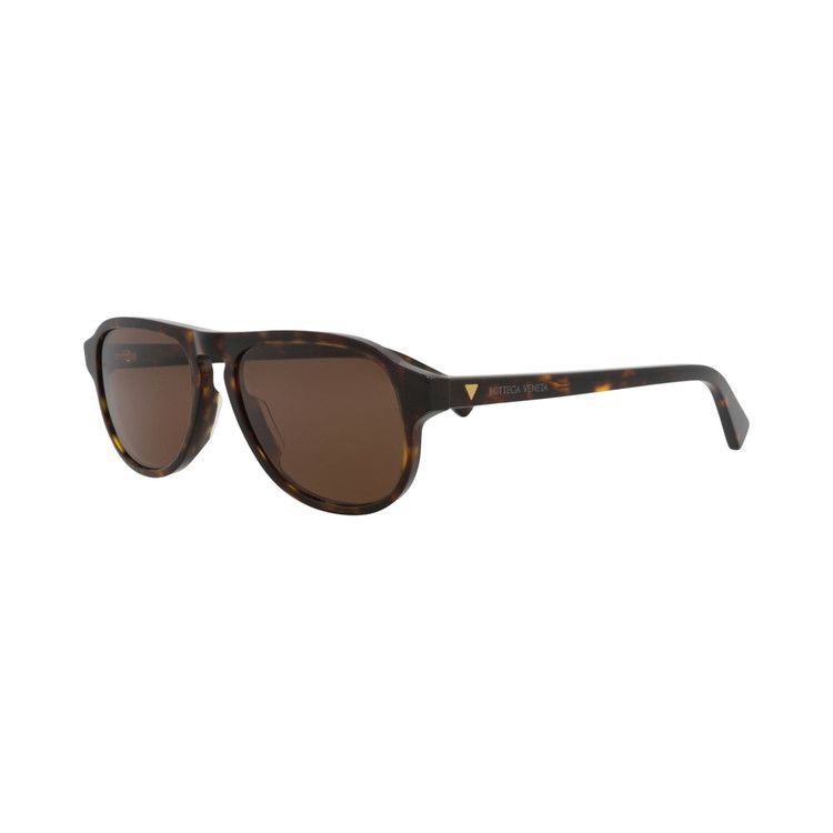 Bottega Veneta Aviator Sunglasses 'Havana/Brown'
