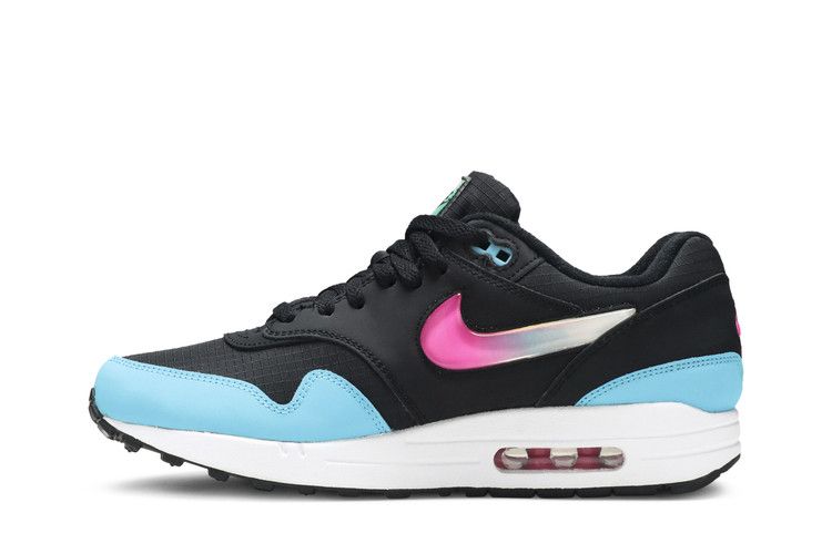 Nike Air Max 1 'Jewel Swoosh - Black Blue Furry'