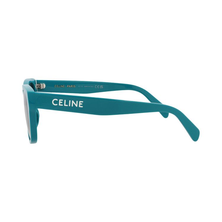 CELINE Square Sunglasses 'Turquoise/Smoke'
