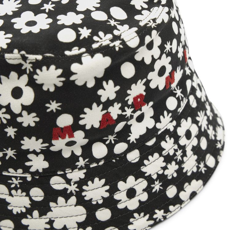 Marni Logo Bucket Hat 'Black'