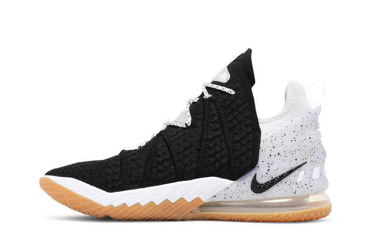 Nike LeBron 18 'Black White Gum'