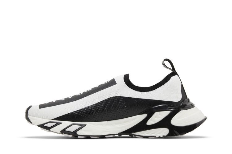 Dolce & Gabbana Stretch Mesh Fast Sneaker 'White Black'