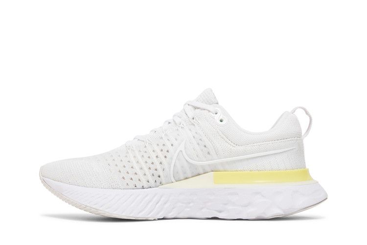 Nike Wmns React Infinity Run Flyknit 2 'White Light Citron'