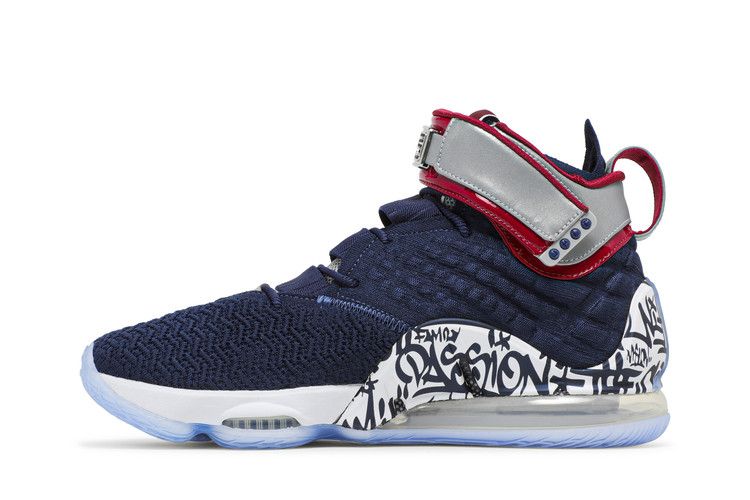 Nike LeBron 17 'LeBron 4 Cold Blue Graffiti'