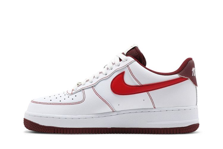 Nike Air Force 1 '07 'White University Red'