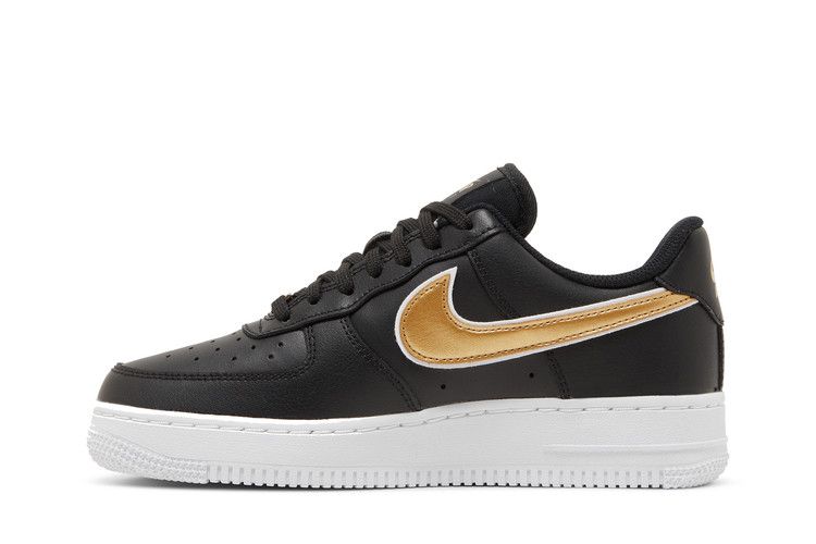 Nike Wmns Air Force 1 '07 Essential 'Black Metallic Gold'