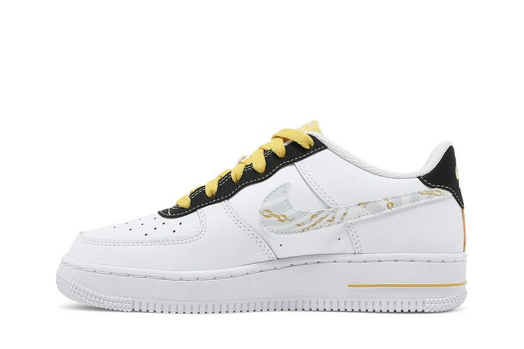 Nike Air Force 1 '07 LV8 GS 'Gold Links Zebra Print'