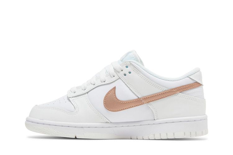 Nike Dunk Low GS 'White Metallic Red Bronze'