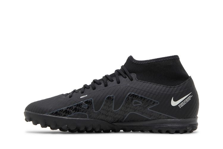Nike Zoom Mercurial Superfly 9 Academy TF 'Black Dark Smoke Grey'