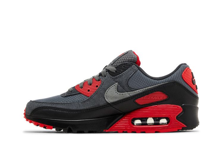 Nike Air Max 90 'Iron Grey Fire Red'