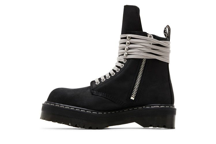 Dr. Martens x Rick Owens DRKSHDW 1460 Quad Sole Steel Toe Boot 'Black'