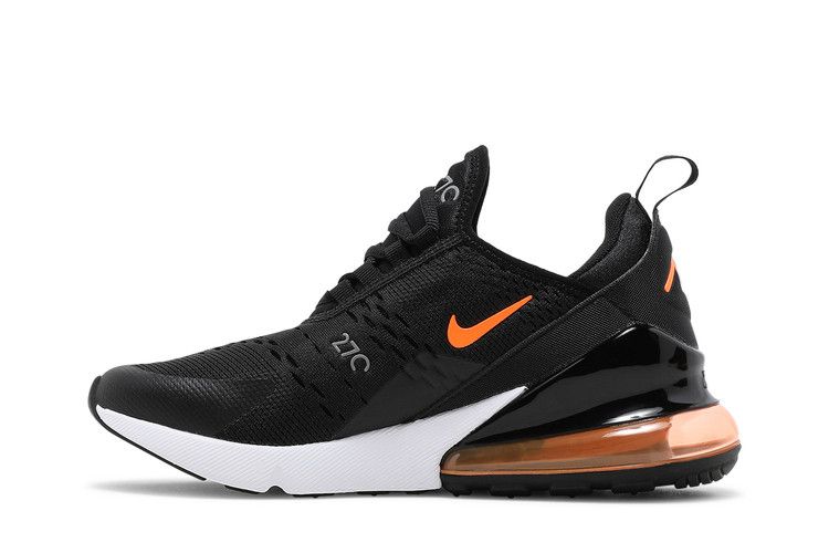 Nike Air Max 270 GS 'Black Total Orange'