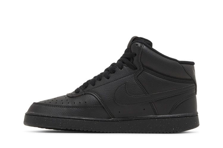 Nike Court Vision Mid Next Nature 'Triple Black'