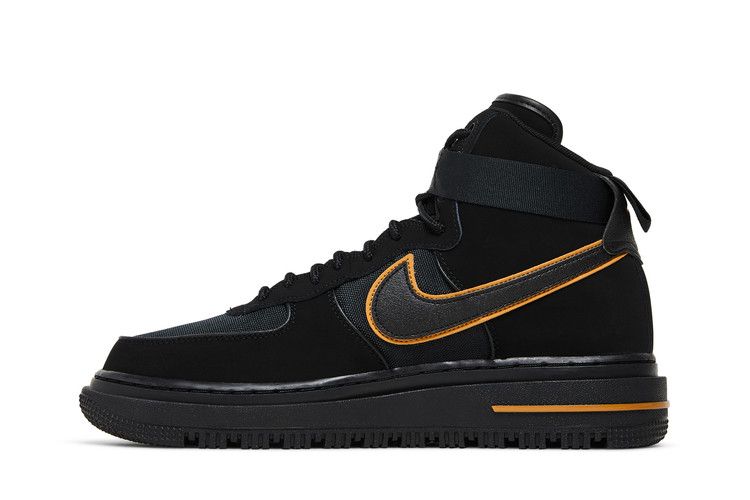 Nike Air Force 1 Boot 'Black University Gold'