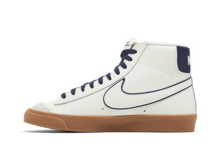 Nike Blazer Mid '77 Premium 'Sail Navy Gum'