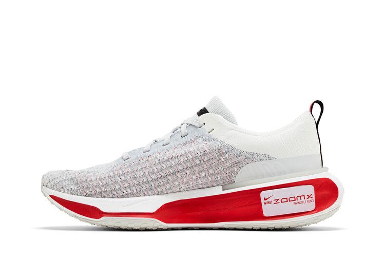Nike ZoomX Invincible Run Flyknit 3 'Cement Grey Fire Red'