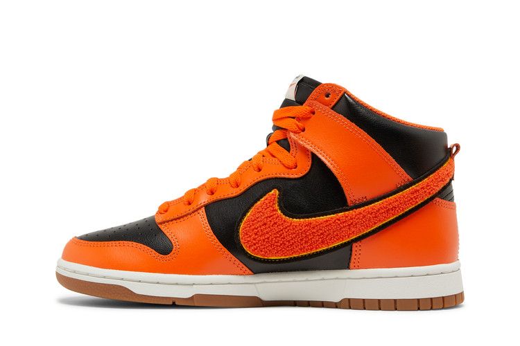 Nike Dunk High 'Chenille Swoosh - Safety Orange'
