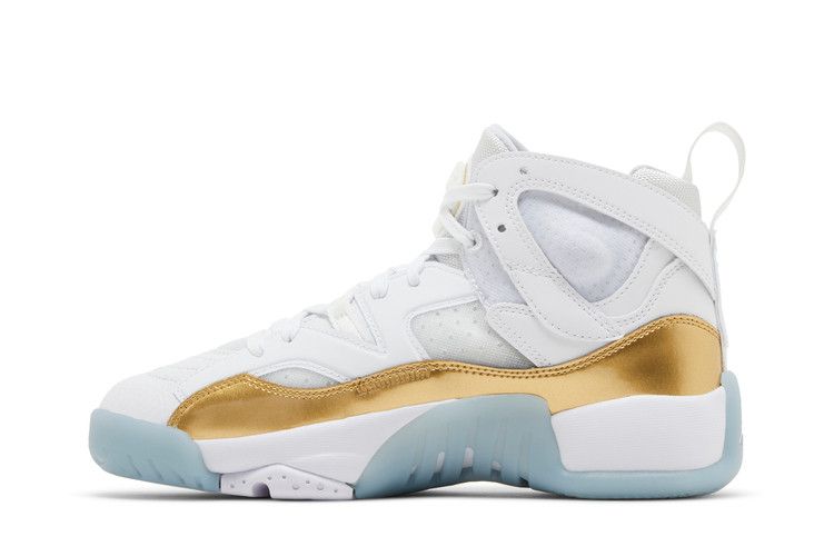 Air Jordan Wmns Jumpman Two Trey 'White Metallic Gold'