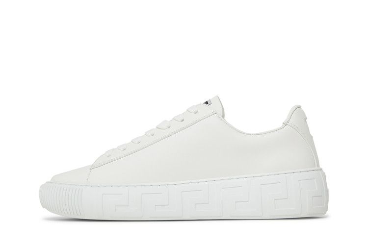 Versace Medusa Low 'Logo Print - White'