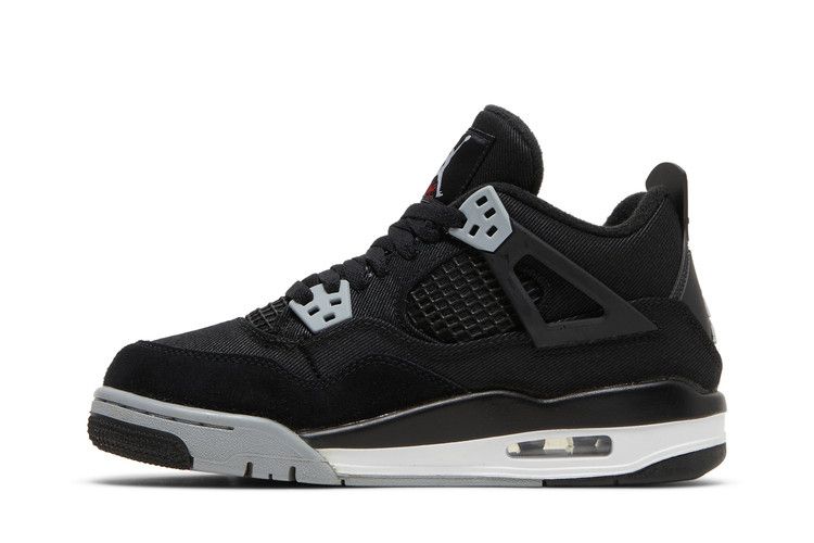 Air Jordan 4 Retro SE GS 'Black Canvas'