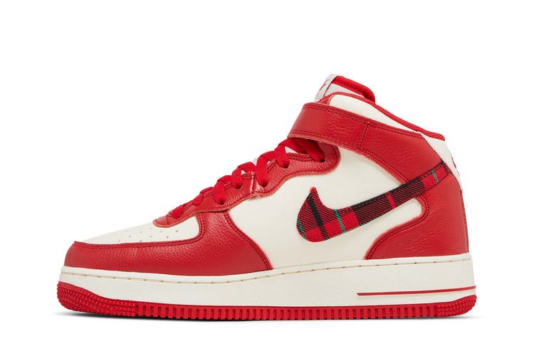 Nike Air Force 1 Mid '07 LX 'Red Plaid'