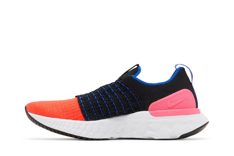 Nike Wmns React Phantom Run Flyknit 2 'Black Bright Crimson'