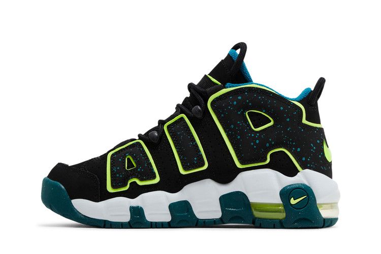 Nike Air More Uptempo GS 'Black Geode Teal'