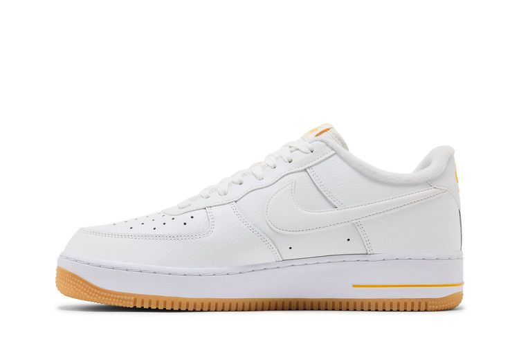 Nike Air Force 1 '07 'White University Gold Gum'