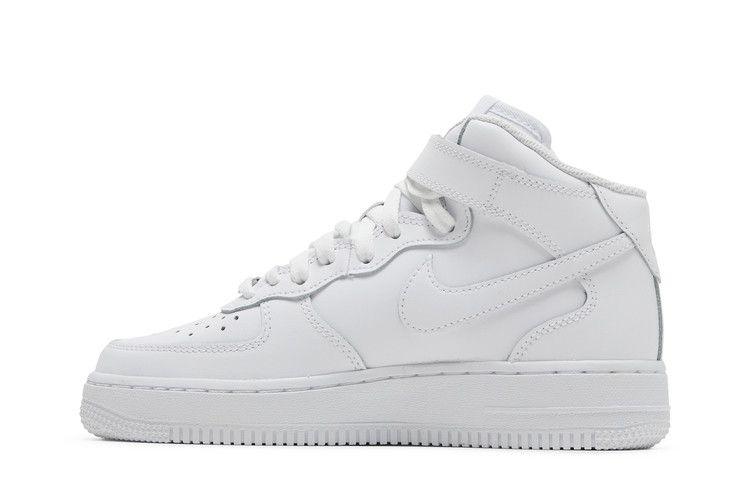 Nike Air Force 1 Mid LE GS 'Triple White'