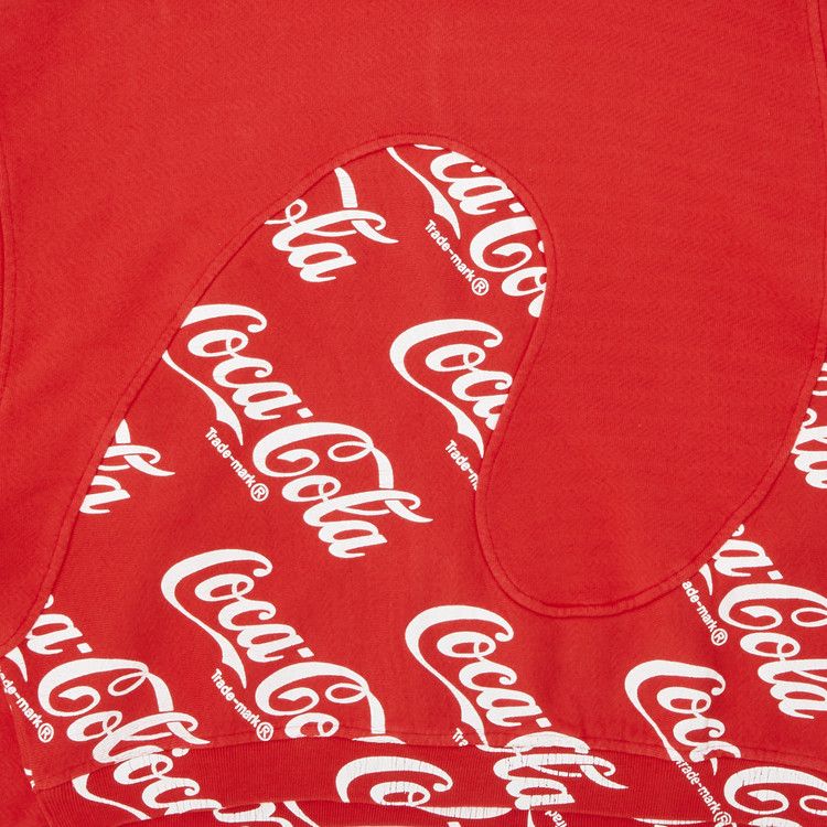 ERL Coca Cola Swirl Hoodie 'Red'