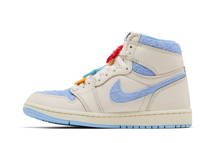 Wmns Air Jordan 1 High OG 'Pale Ivory Pyschic Blue'