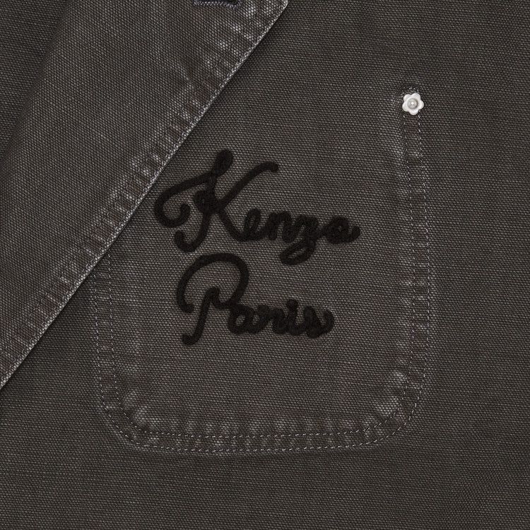 Kenzo Paris Chainstitch Workwear Jacket 'Taupe'