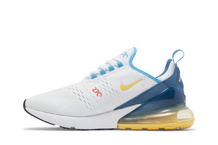 Nike Air Max 270 'White Industrial Blue Citron'