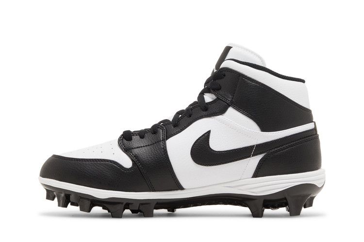 Air Jordan 1 Mid TD Cleat 'Black White' 2023